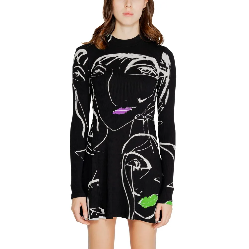 Desigual Women's Black Viscose Dress