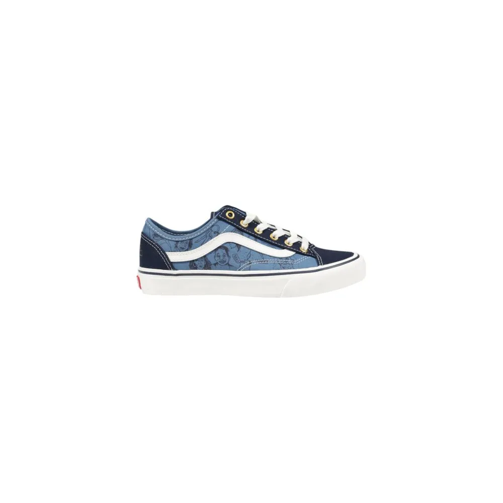 Vans Women's Blue Suede Leather Sneaker