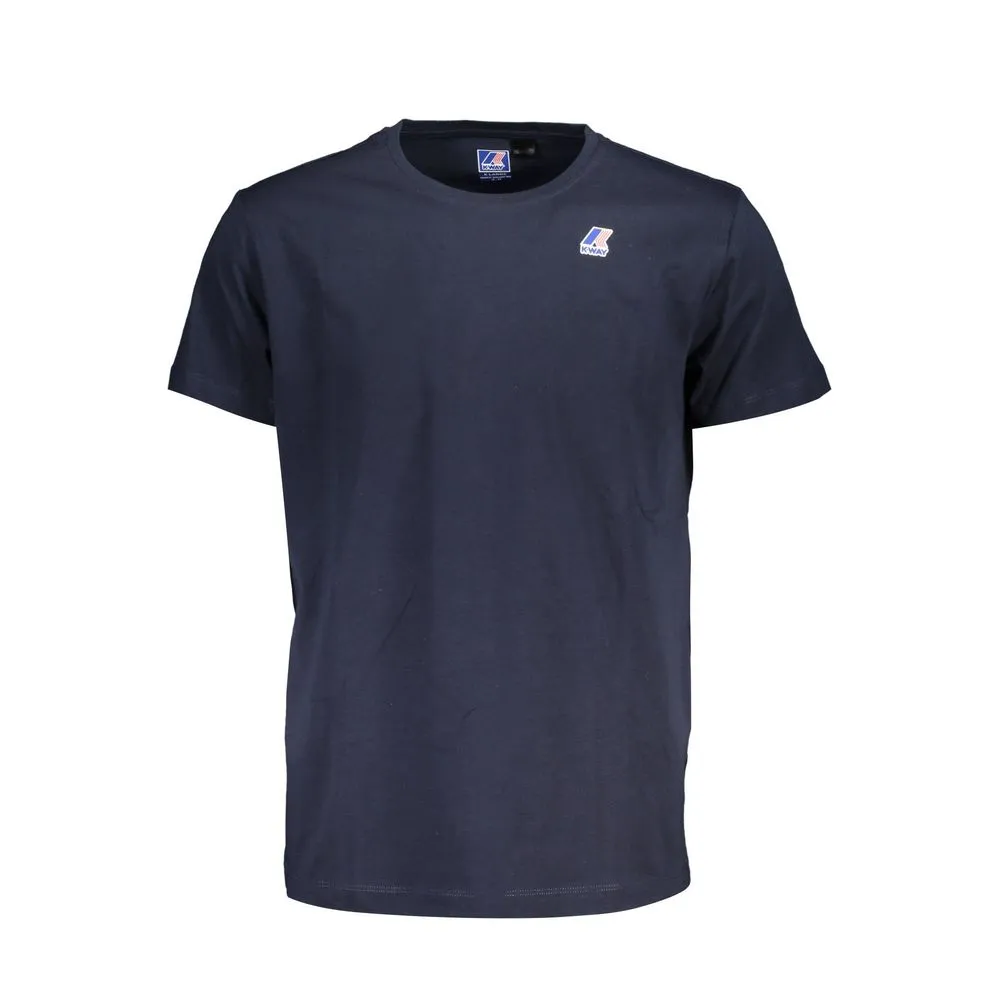 K-WAY Men's Blue Cotton T-Shirt