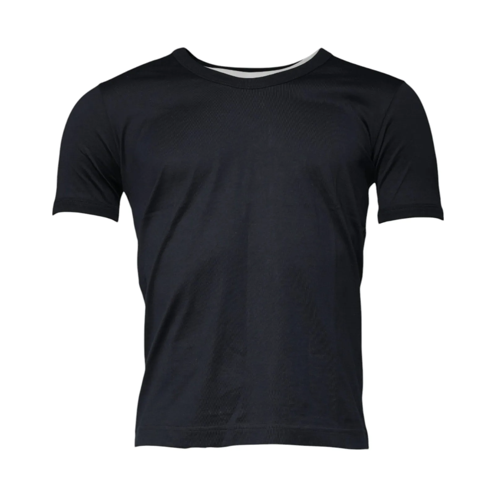 Dolce & Gabbana Men's Blue Cotton Crew Neck Short Sleeves T-shirt