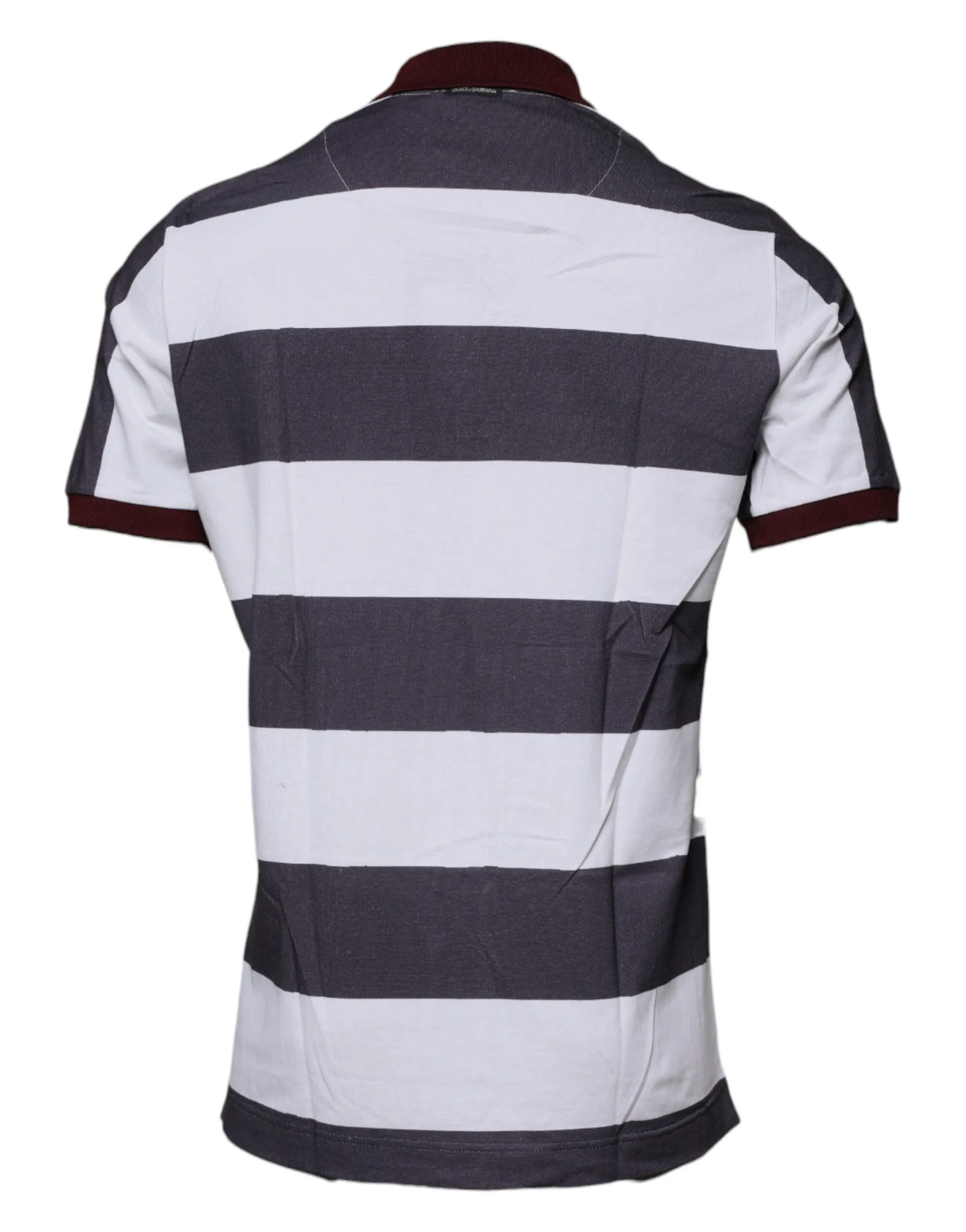 Dolce & Gabbana Men's Multicolor Graphic Collared Polo T-shirt