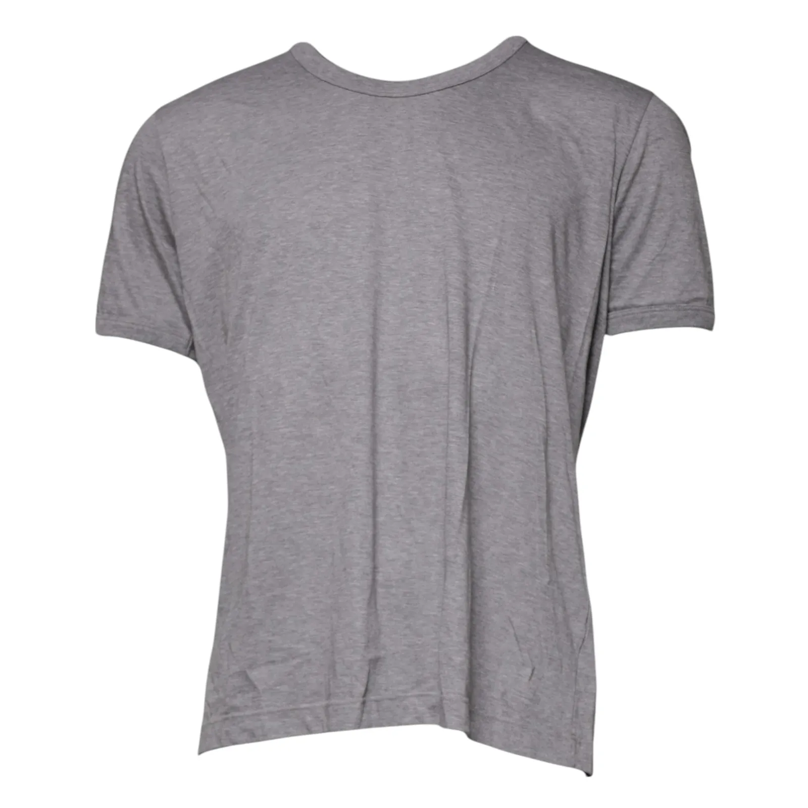 Dolce & Gabbana Men's Gray Cotton Crew Neck Short Sleeves T-shirt