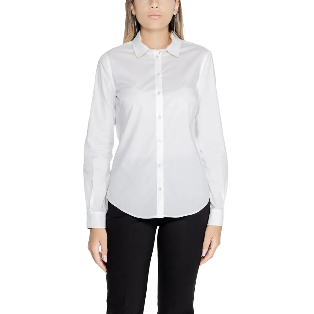 Alviero Martini Prima Classe Women's White Cotton Shirt