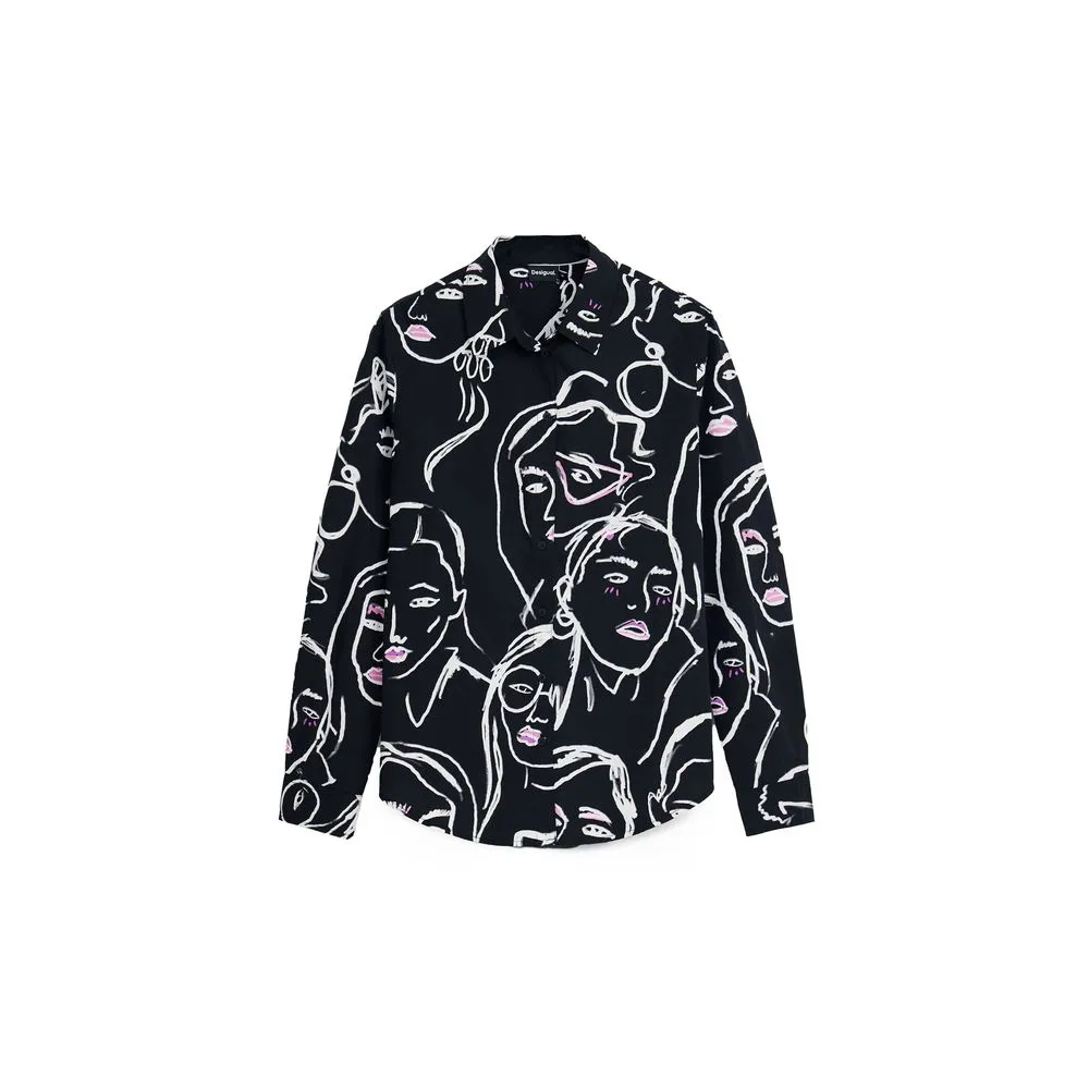 Desigual Women's Black Cotton Sweater