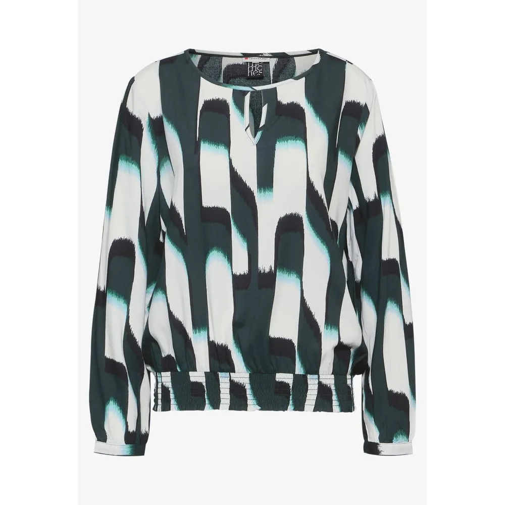 Street One Women's Green Viscose Shirt