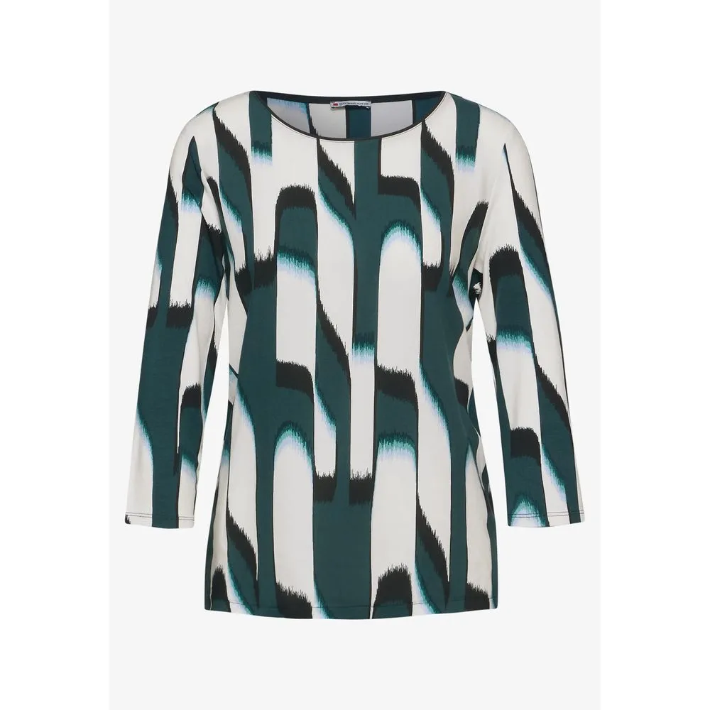 Street One Women's Green Viscose Shirt