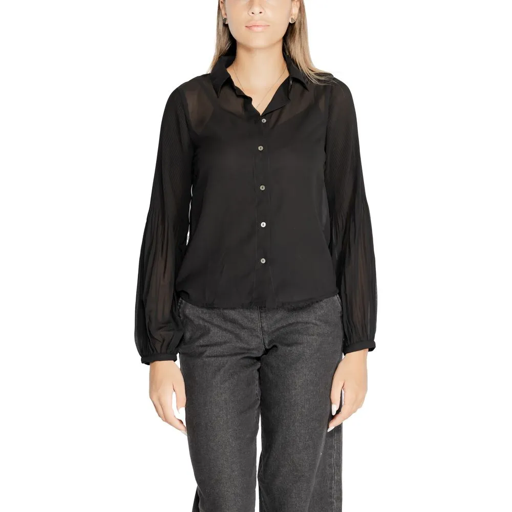 Only Women's Black Recycled Polyester Shirt