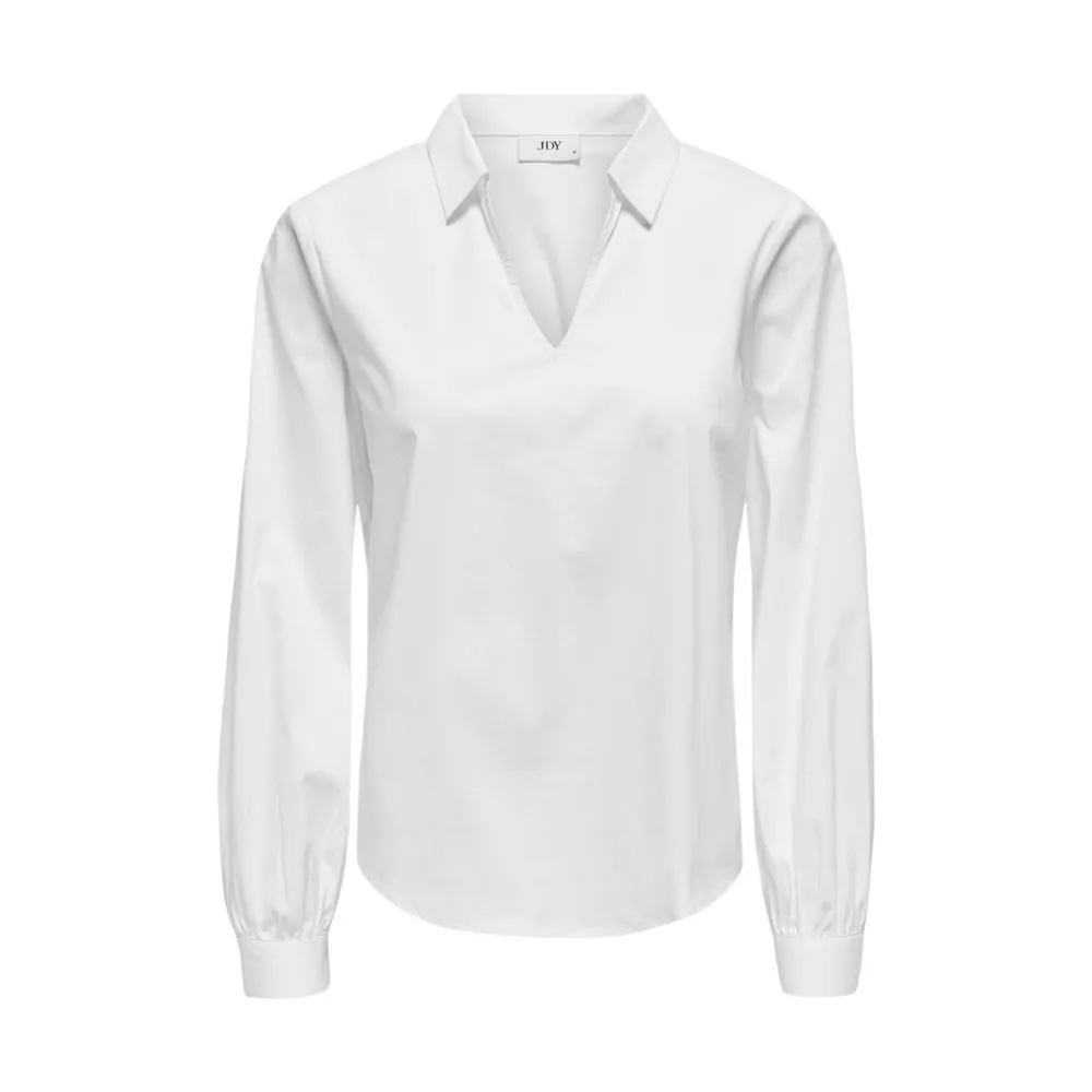 Jacqueline De Yong Women's White Cotton Sweater