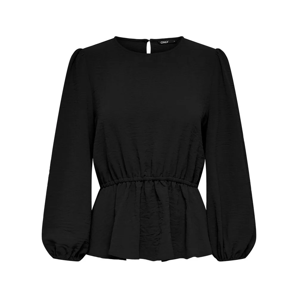 Only Women's Black Polyester Shirt