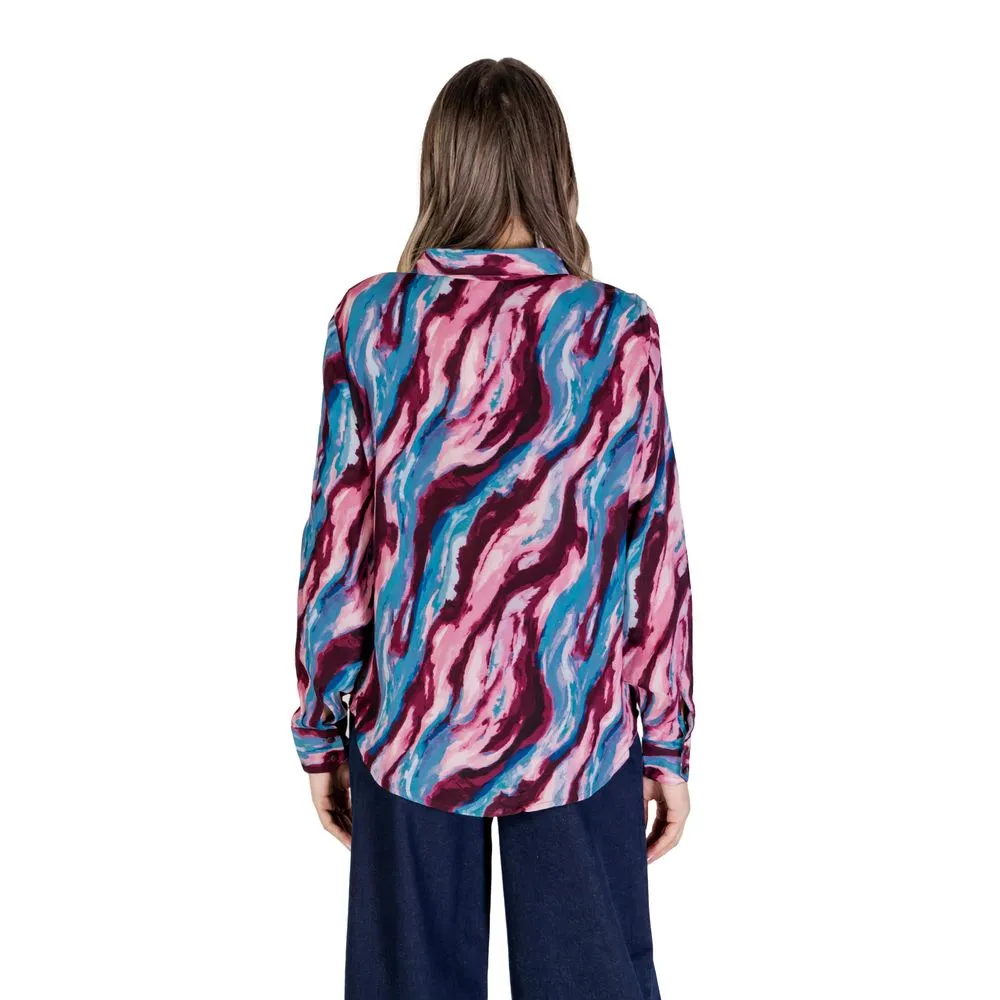 ICHI Women's Multicolor Sustainable Viscose Sweater