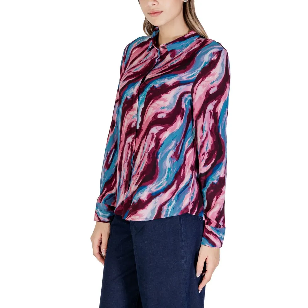 ICHI Women's Multicolor Sustainable Viscose Sweater
