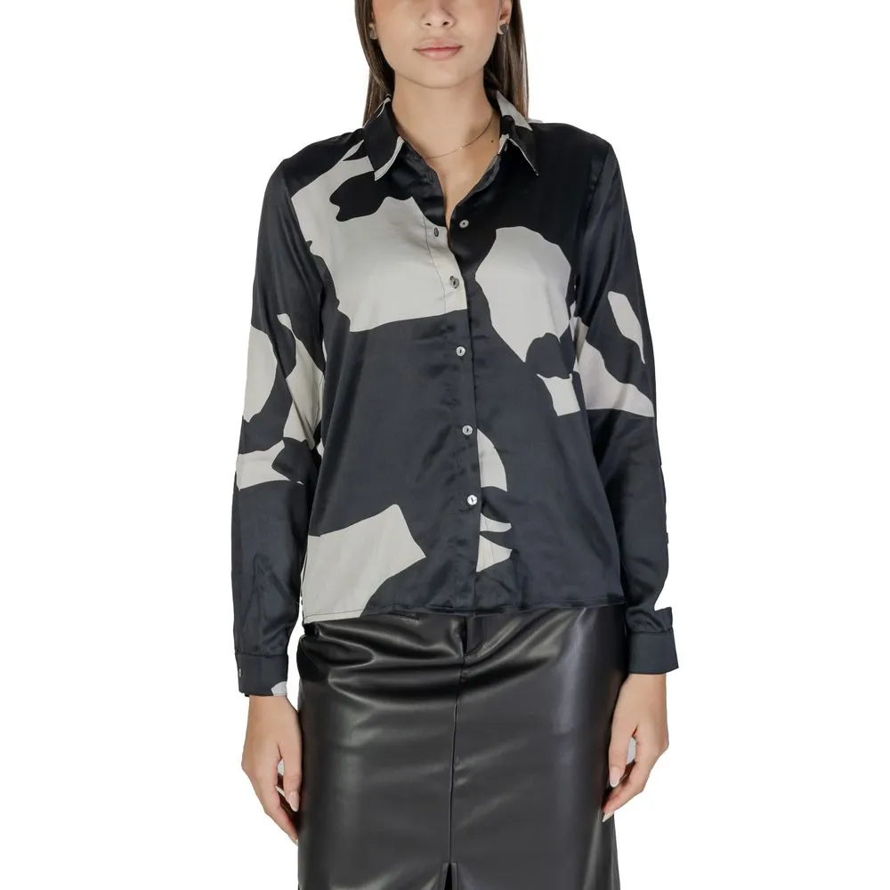 Only Women's Black Recycled Polyester Shirt