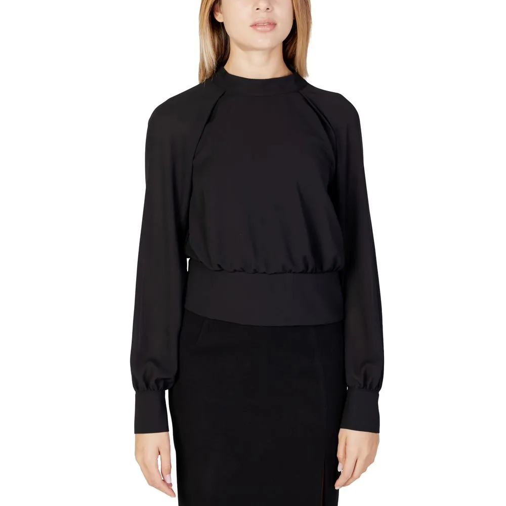 Sandro Ferrone Women's Black Polyester Shirt
