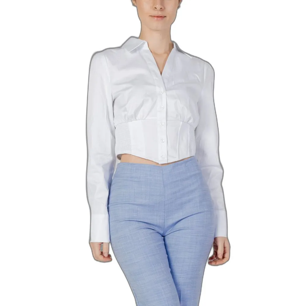 Guess Women's White Cotton Sweater