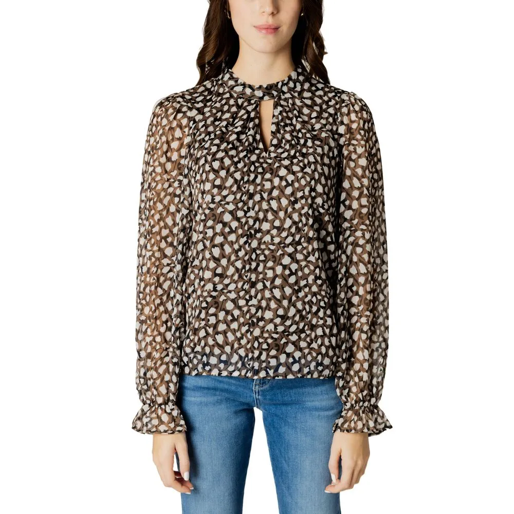 Vila Clothes Women's Black Recycled Polyester Shirt