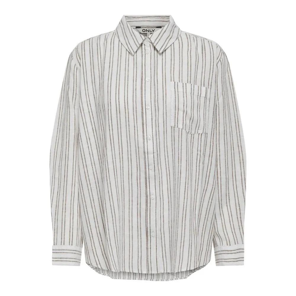 Only Women's Beige Viscose Shirt