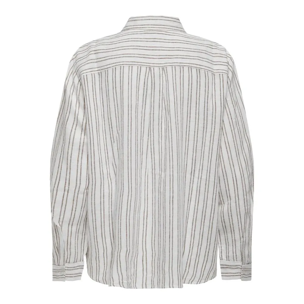 Only Women's Beige Viscose Shirt