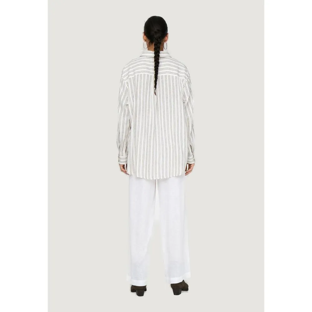 Only Women's Beige Viscose Shirt