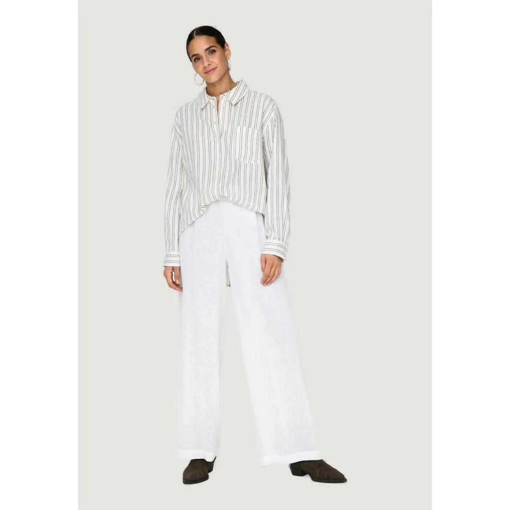 Only Women's Beige Viscose Shirt
