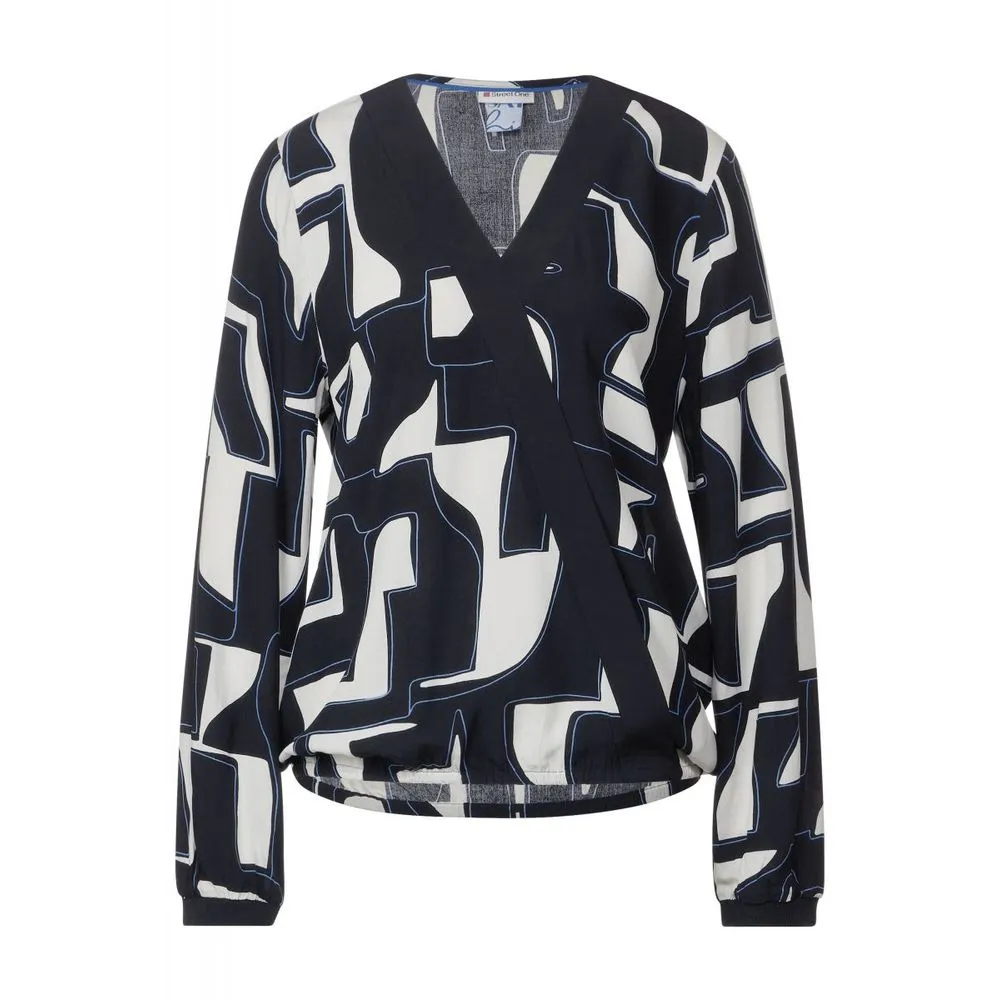 Street One Women's Blue Viscose Shirt