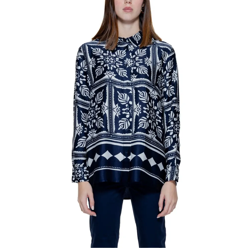 Street One Women's Blue Viscose Sweater