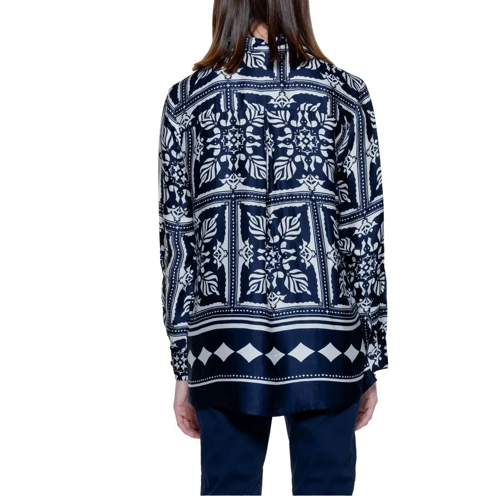 Street One Women's Blue Viscose Sweater