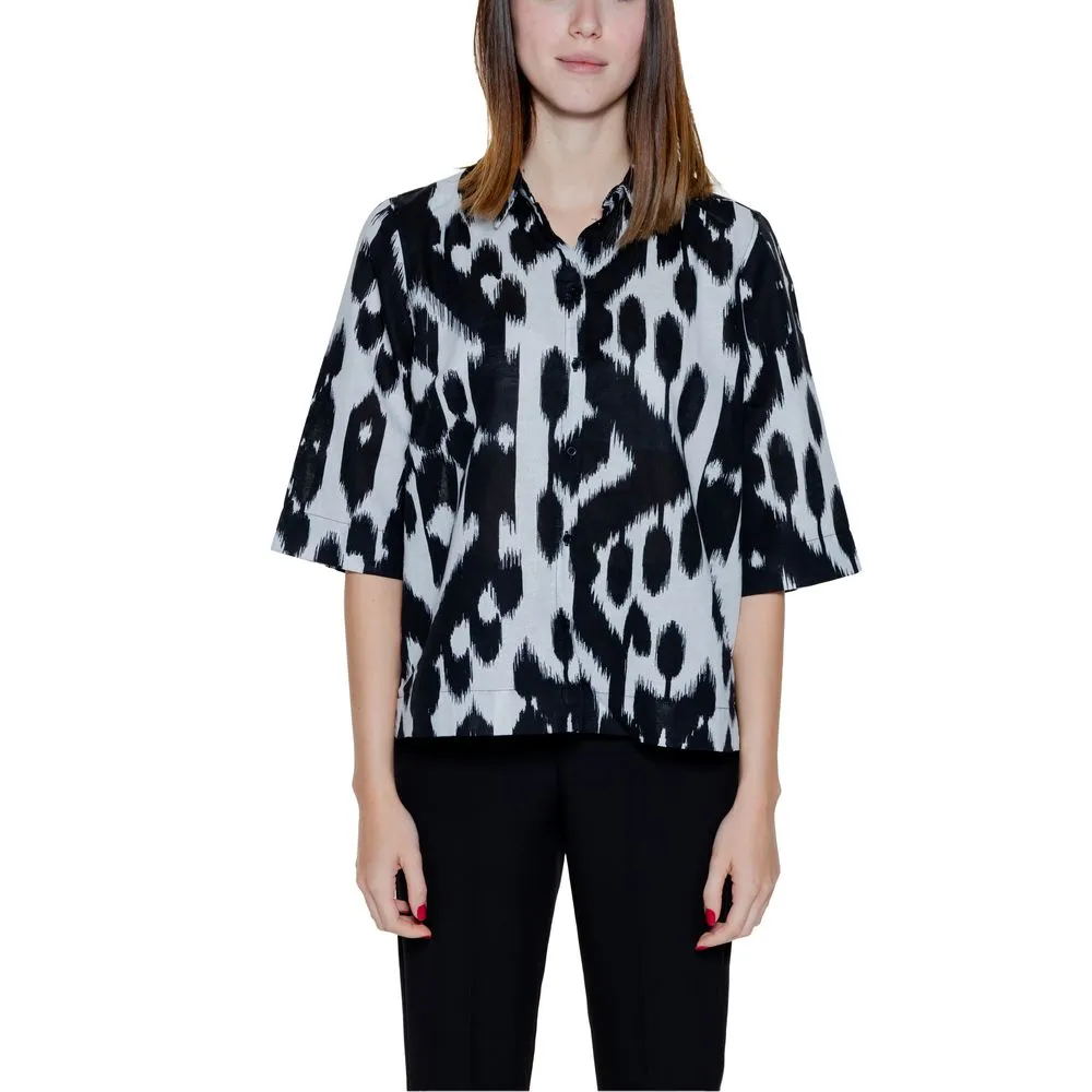 Street One Women's Black Linen Shirt