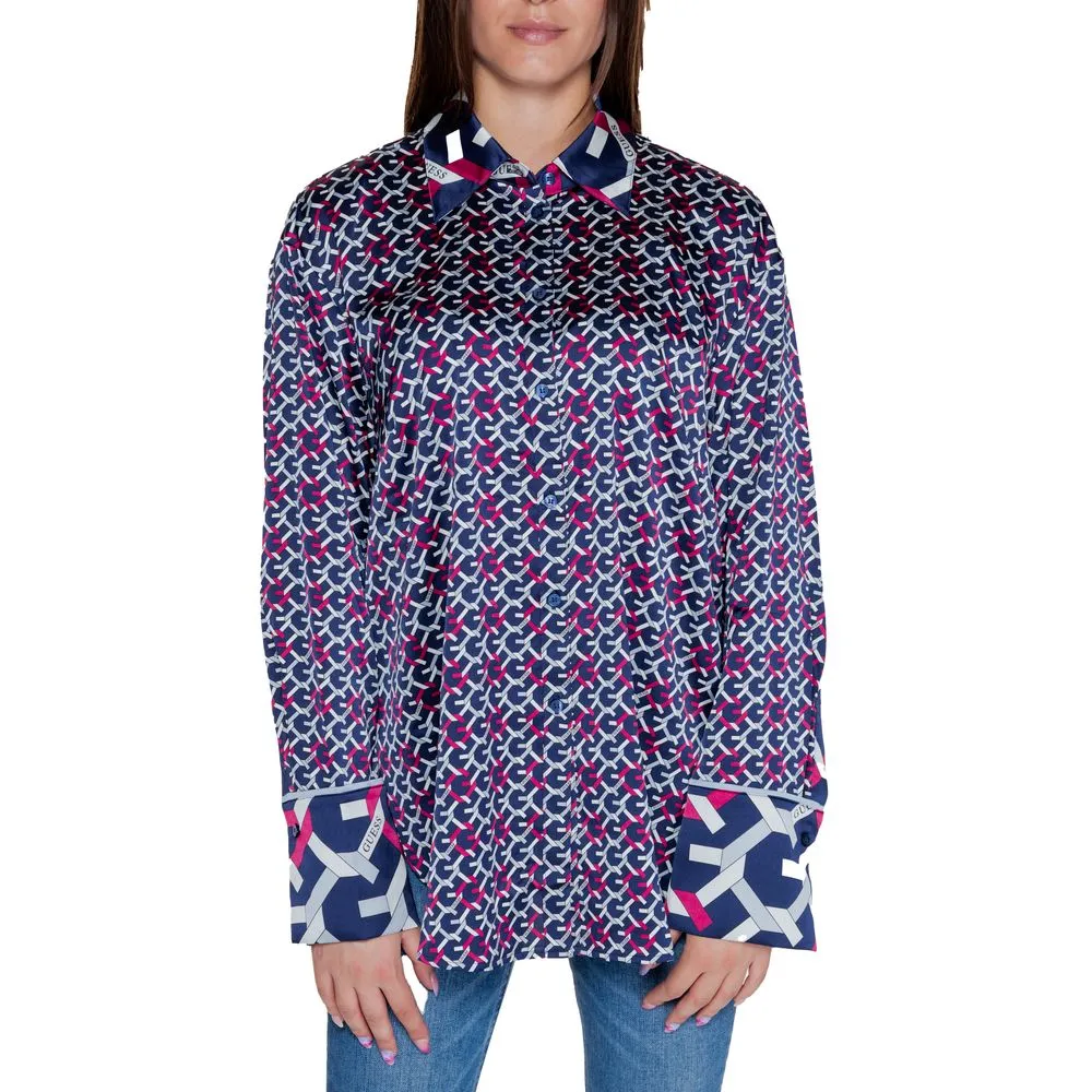 Guess Women's Blue Polyester Sweater