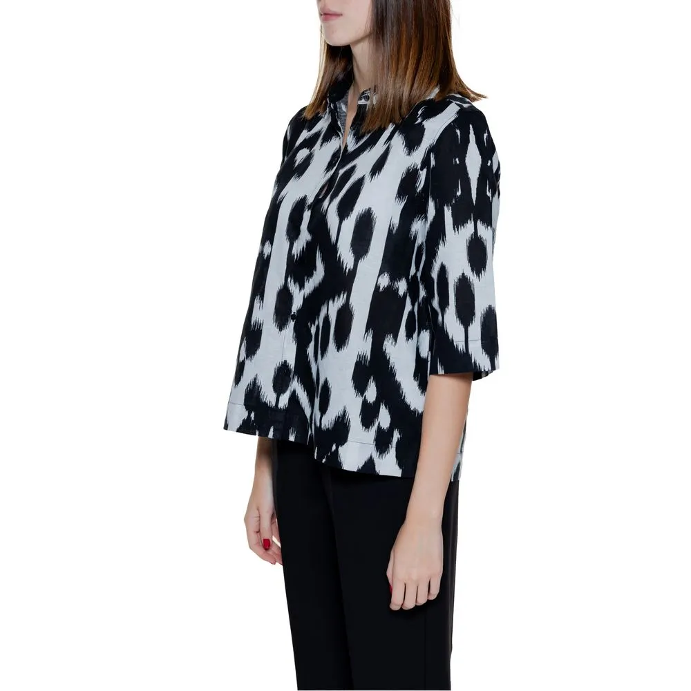 Street One Women's Black Linen Shirt