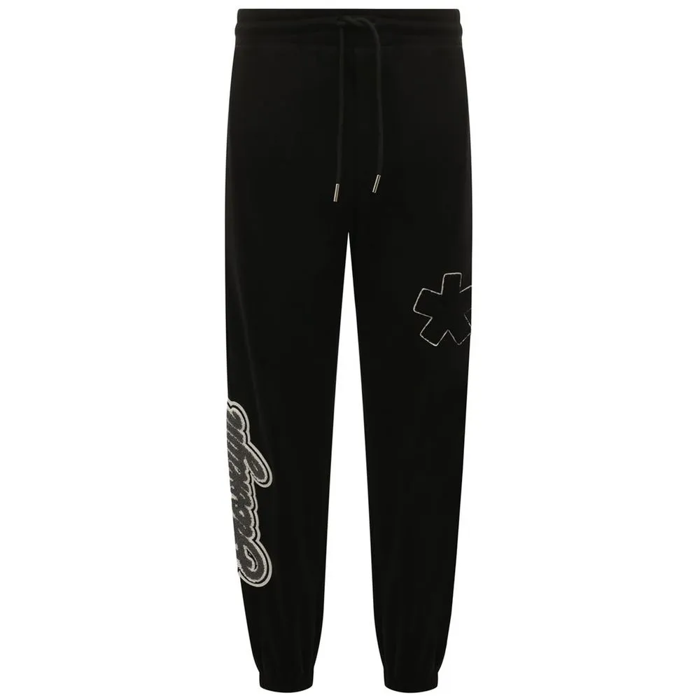 Comme Des Fuckdown Men's Black Cotton Jeans & Pant