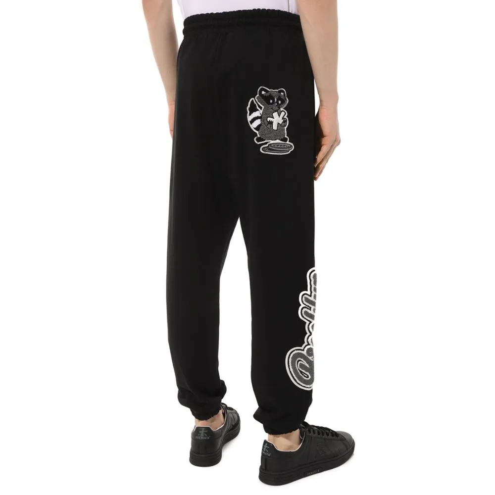 Comme Des Fuckdown Men's Black Cotton Jeans & Pant