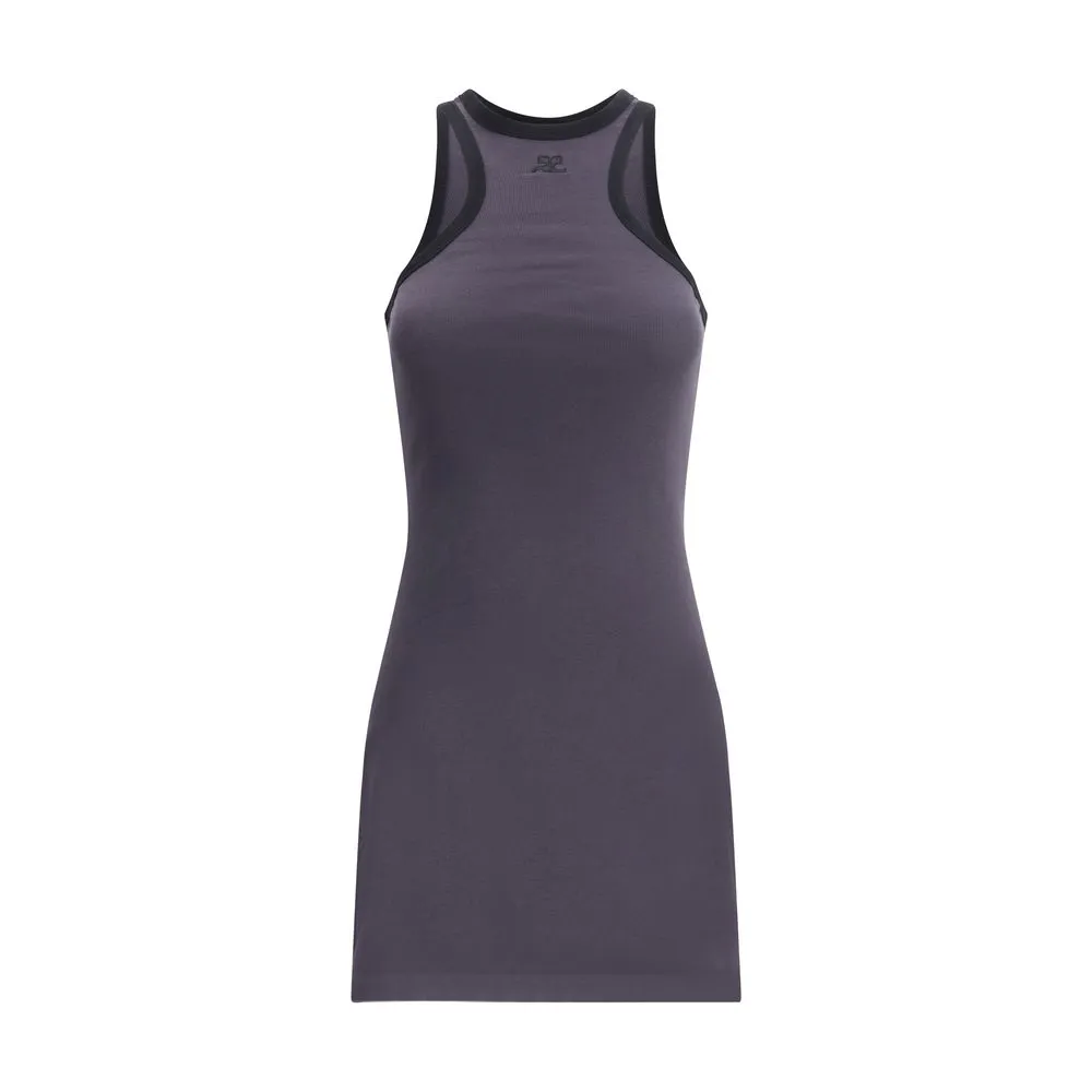 Courreges Women's Cotton Scuba Mini Dress