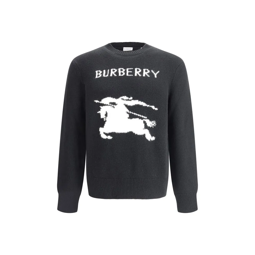 Burberry Men's Burberry's Equestrian Knight logo sweater