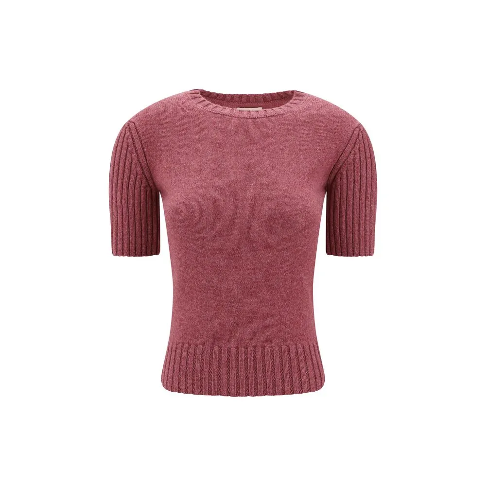 Khaite Women's Short Sleeve Mia Sweater