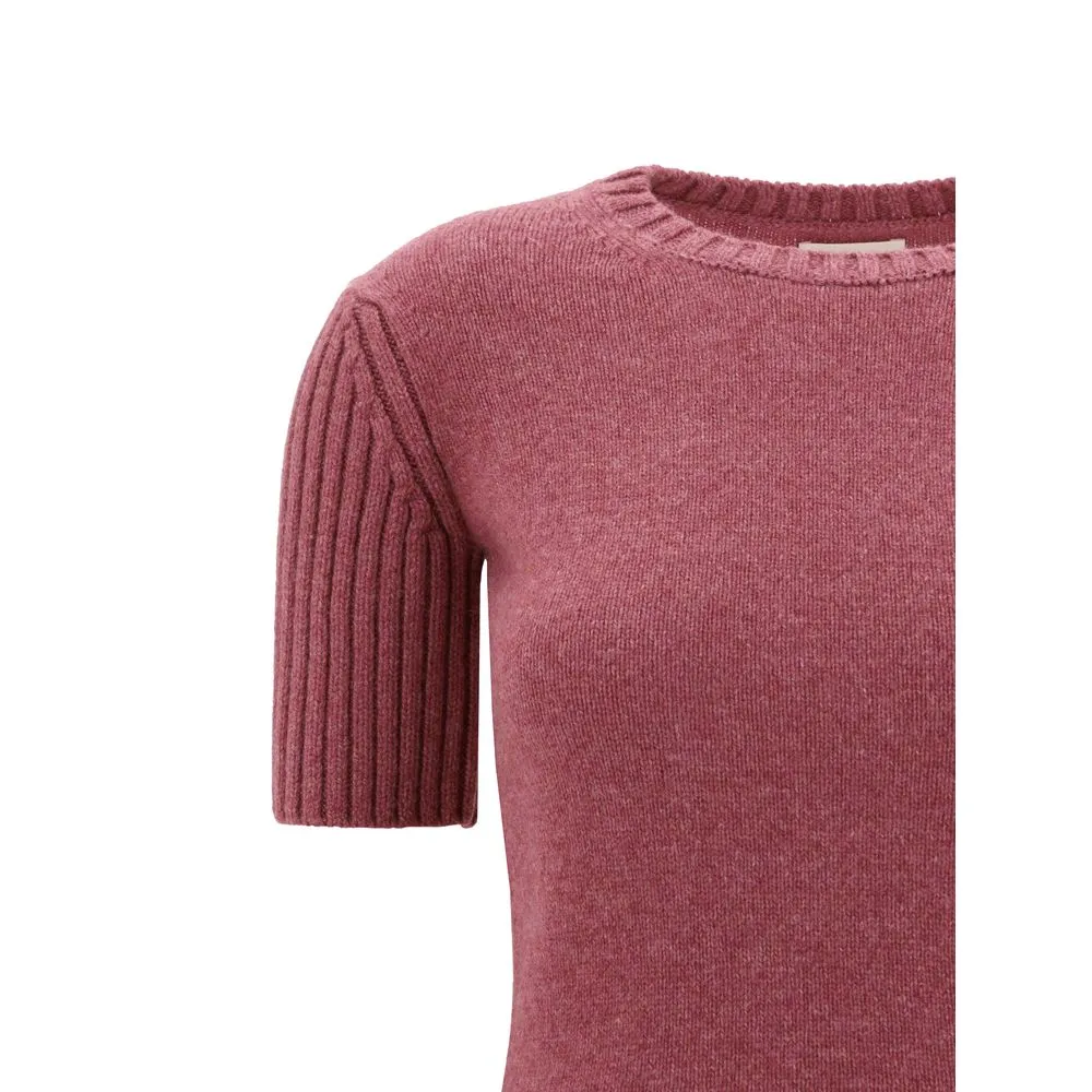 Khaite Women's Short Sleeve Mia Sweater