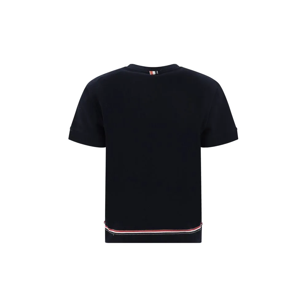 Thom Browne Women's Colorful bands T-Shirt