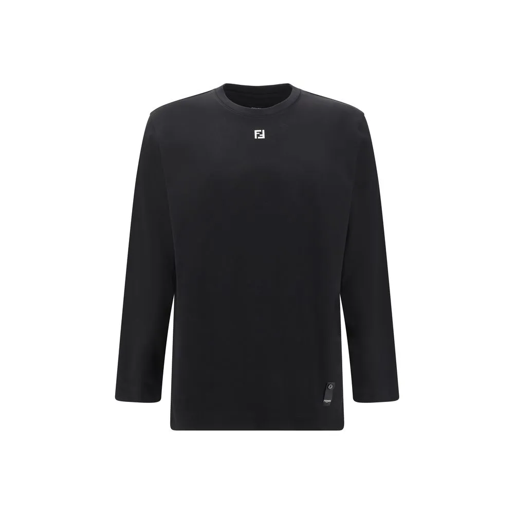Fendi Men's Logoed Long Sleeve Jersey