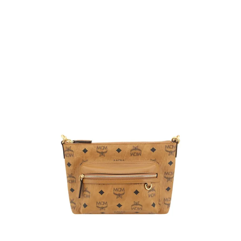 MCM Men's Aren Visetos Shoulder Bag