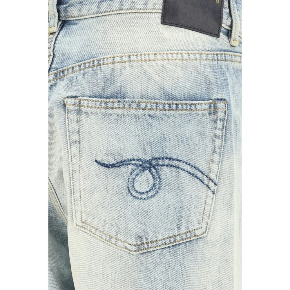 R13 Women's Cross Over Jeans