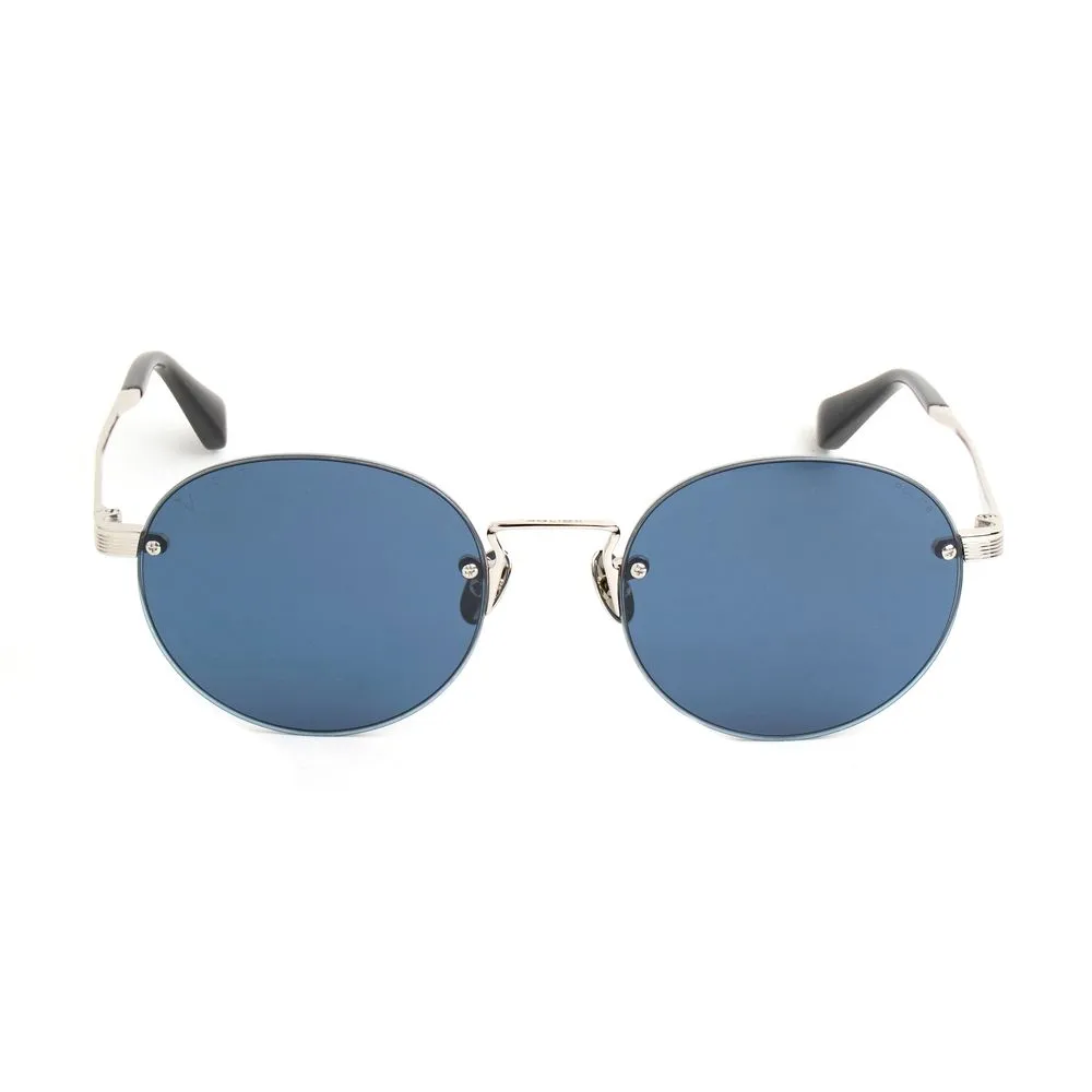 Police Men's Gray Metal Sunglasses