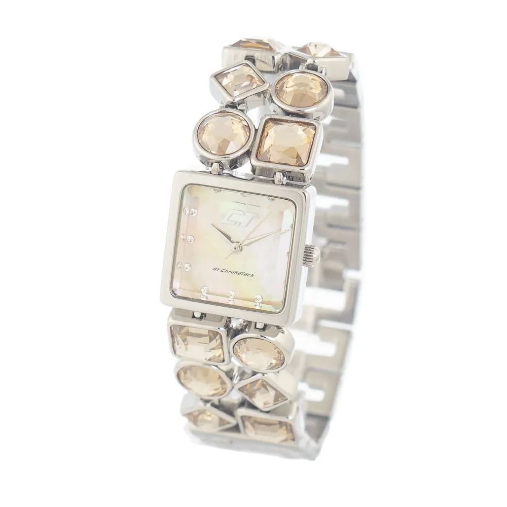 Chronotech Women's Silver Steel Watch