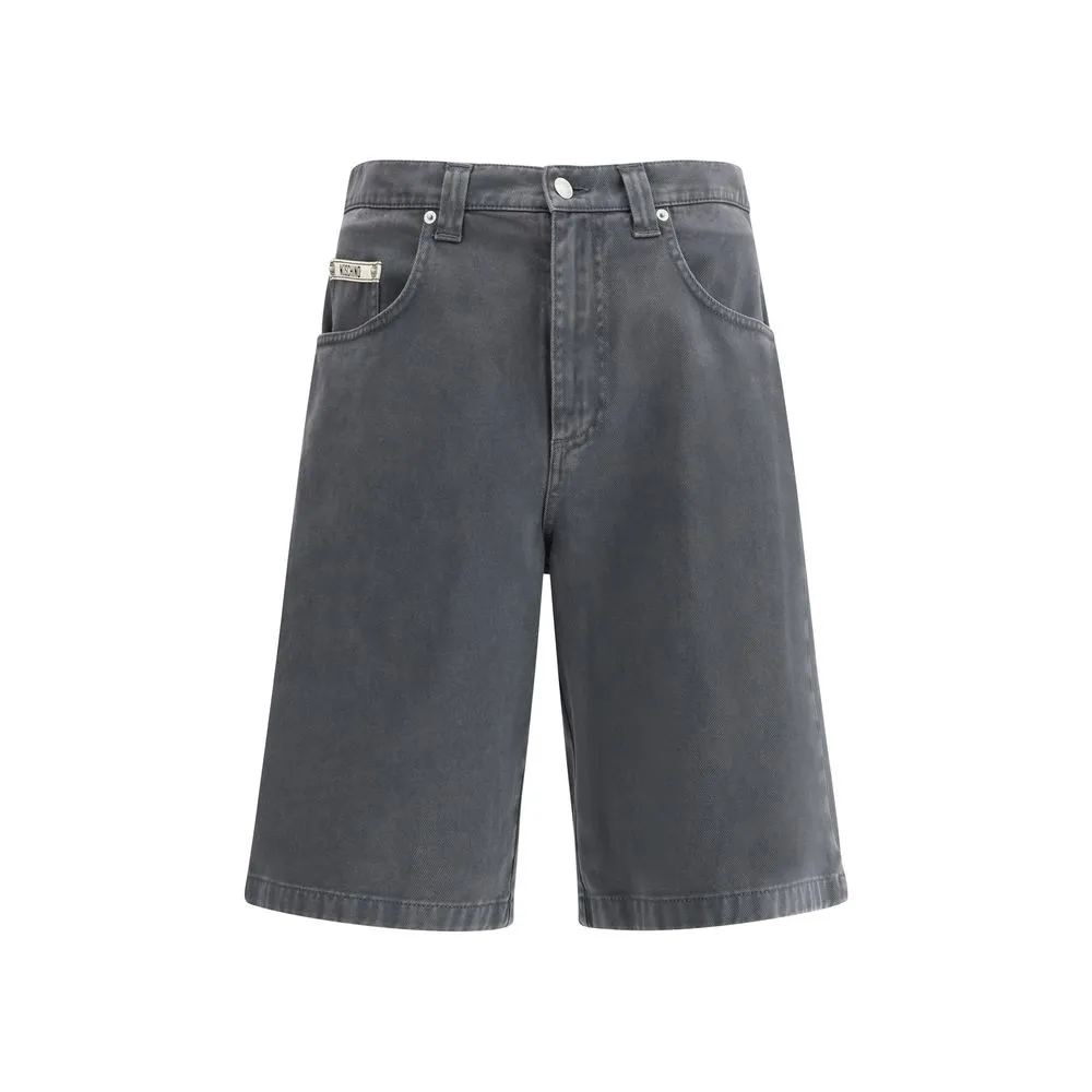 Moschino Men's Denim Baggy Shorts