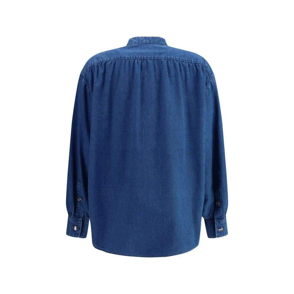 Valentino Women's Ruffle denim Shirts
