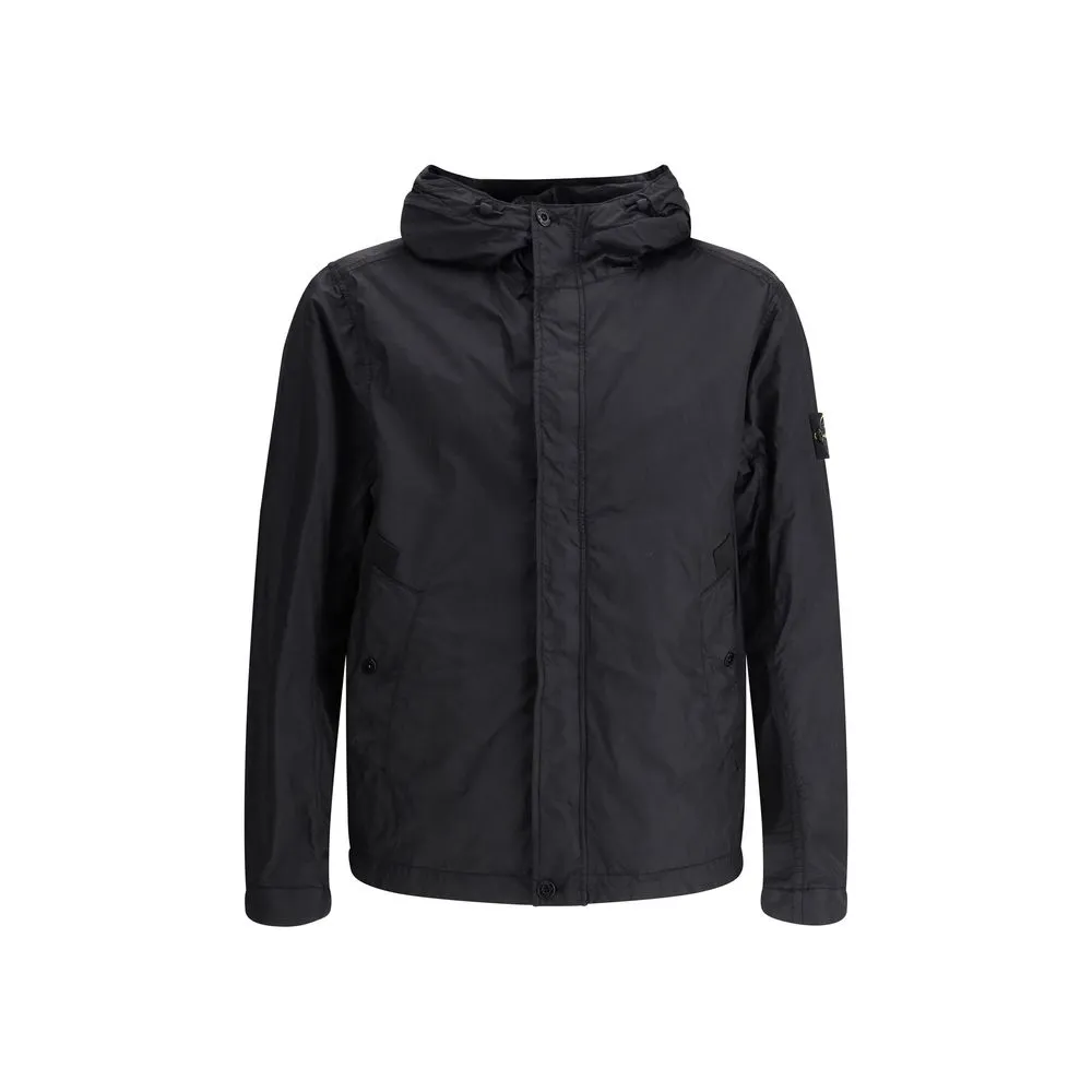 Stone Island Men's Waterproof Jacket with hood