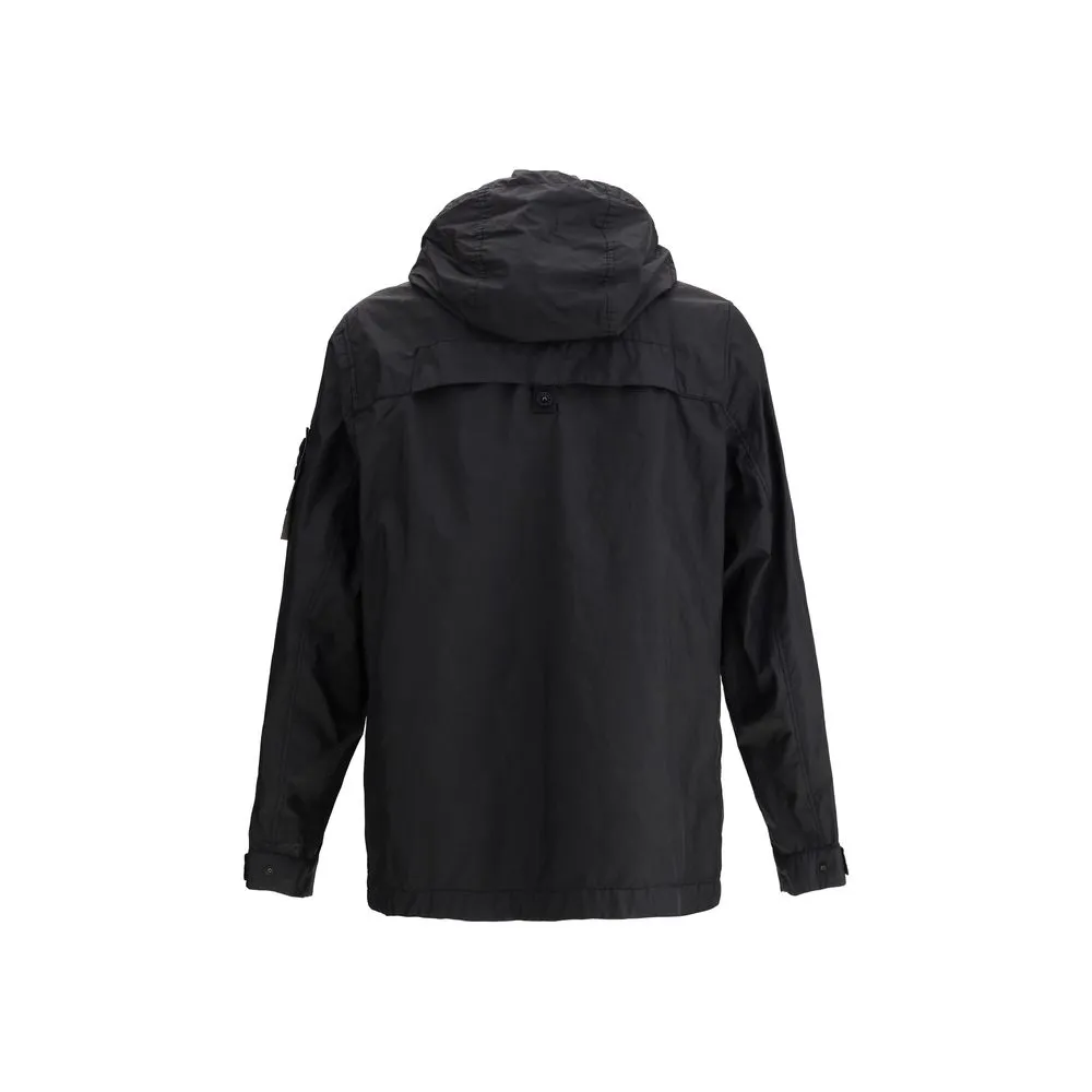 Stone Island Men's Waterproof Jacket with hood