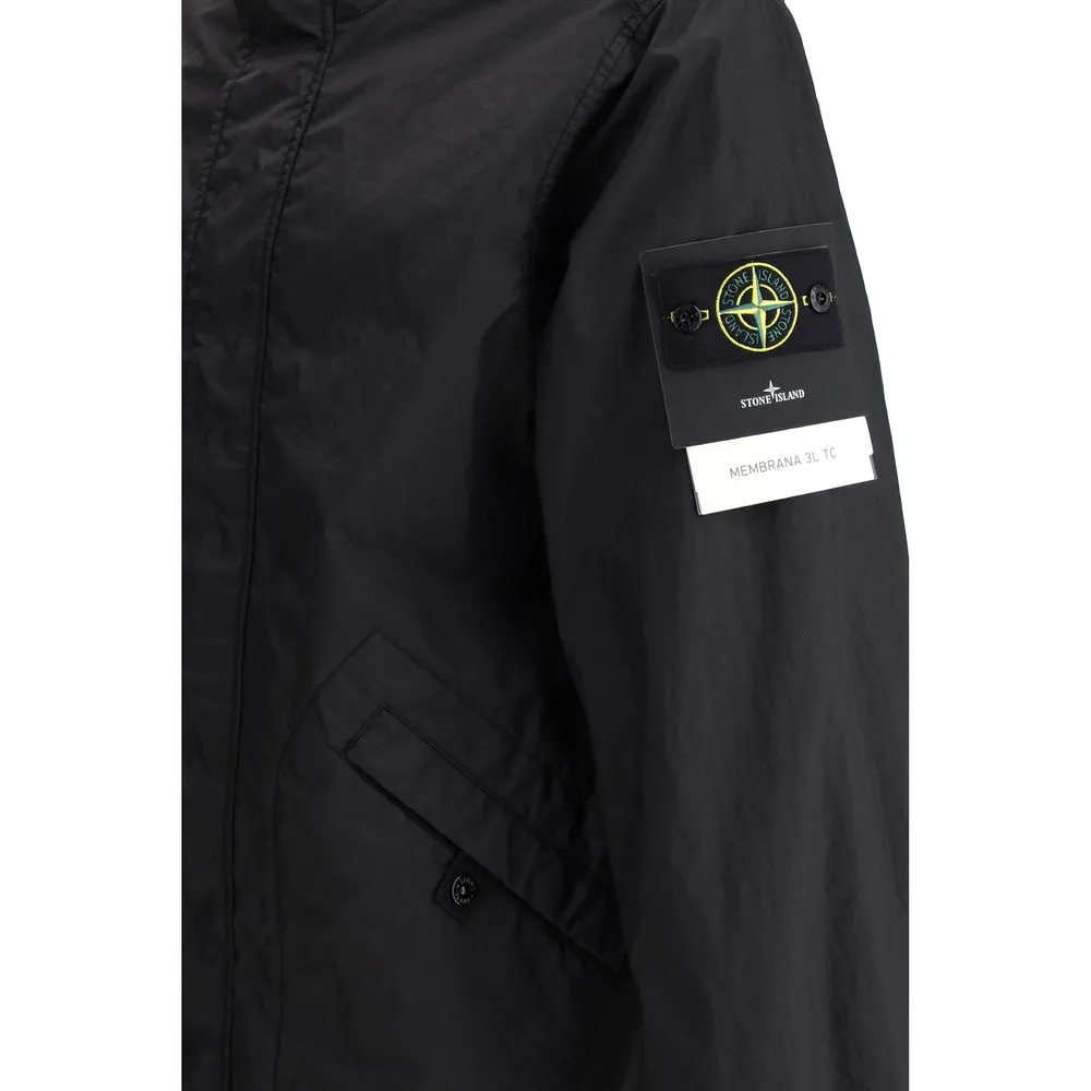 Stone Island Men's Waterproof Jacket with hood
