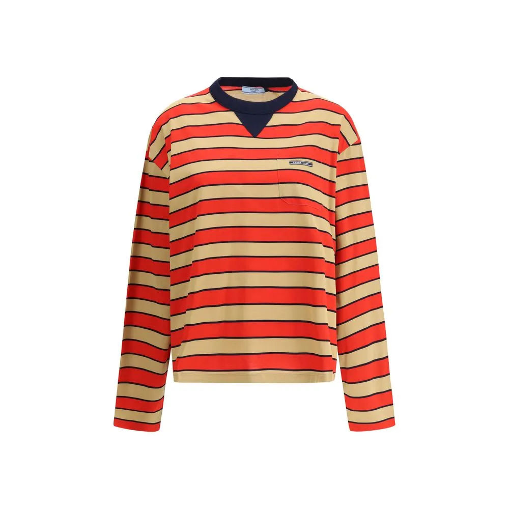 Prada Women's Striped cotton T-shirt