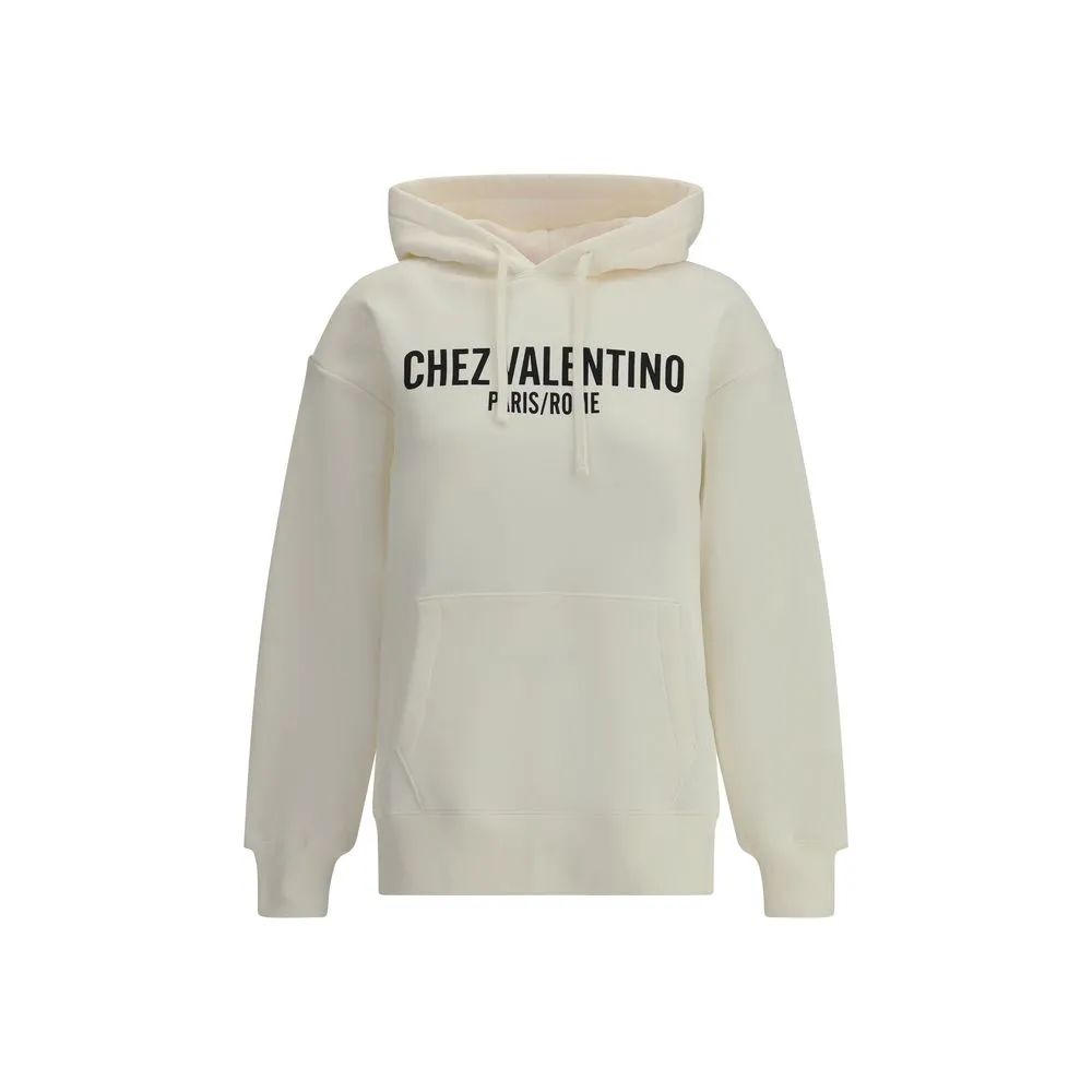 Valentino Women's Logo Cotton Hoodie