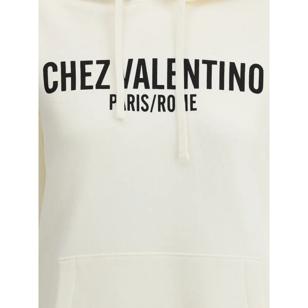 Valentino Women's Logo Cotton Hoodie