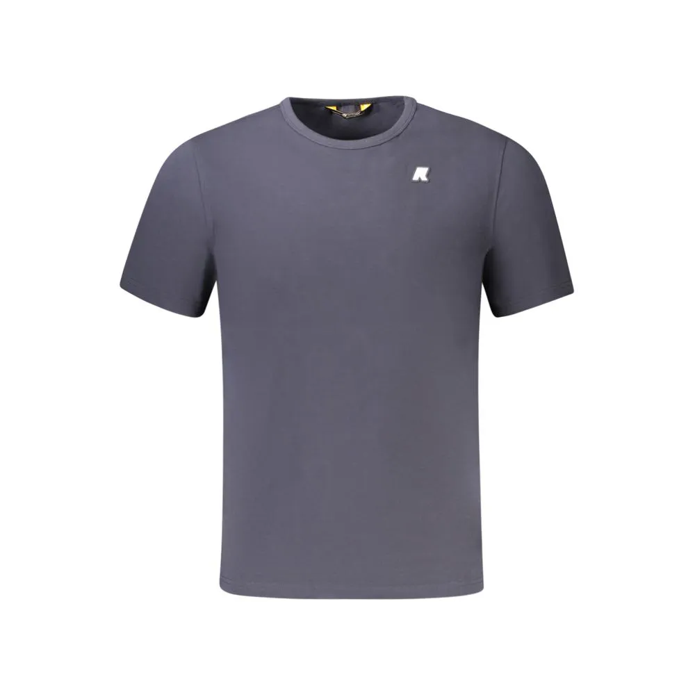 K-WAY Blue Cotton Men T-Shirt